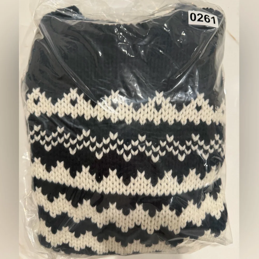 Velvet by Graham & Spencer Women's Maywood Chunky Fair Isle Sweater M - Picture 12 of 12